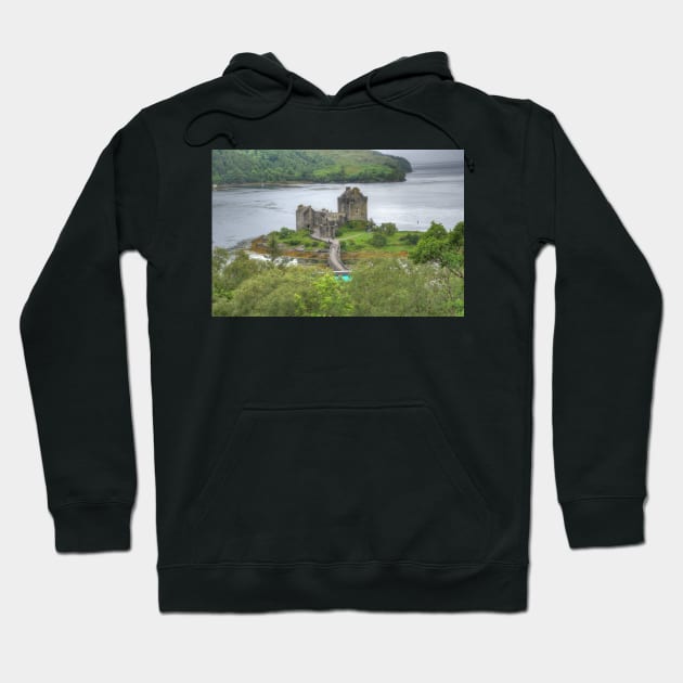 Eilean Donan Castle jigsaw Hoodie by goldyart